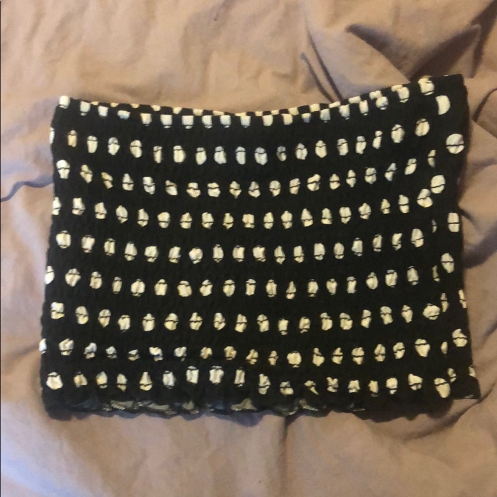 POLKA DOT TUBE TOP
